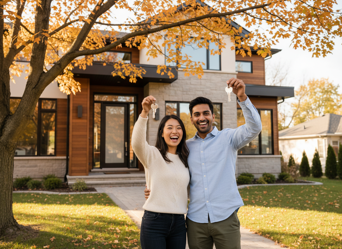 Ontario brick home
